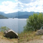 Panorama van de lunchstop