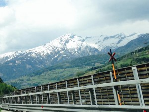 Besneeuwde toppen van Oostenrijk