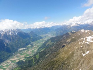 Lienz vanuit de lucht