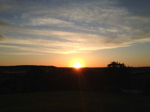 Zonsondergang in Lauterbach